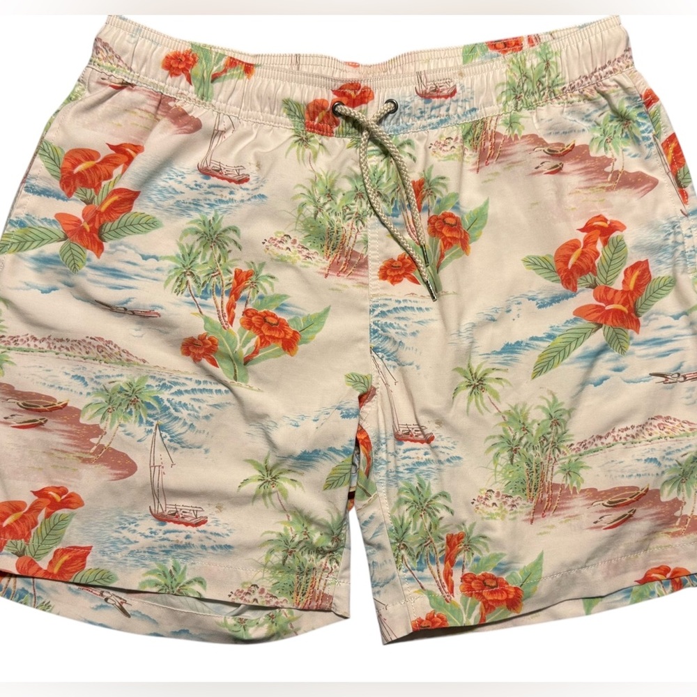Faherty 7" Beacon Trunk in Tropical Breeze xxl